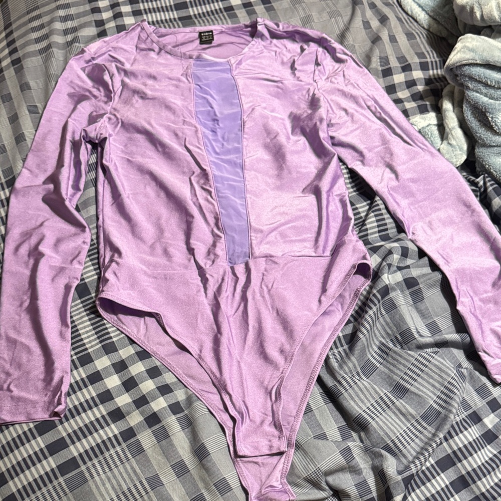 Lavender Long Sleeve Bodysuit